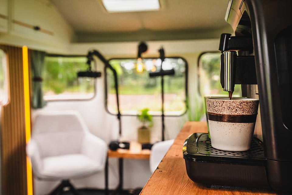 De Podcast Caravan koffie